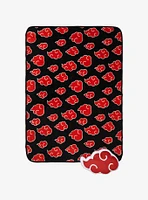 Naruto Akatsuki Cloud Throw and Pillow Set
