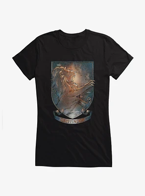 Harry Potter Gryffindor Crest Illustrated Girls  T-Shirt