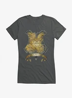 Harry Potter Hogwarts Crest Illustrated Girls T-Shirt