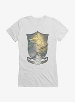 Harry Potter Hufflepuff Crest Illustrated Girls  T-Shirt