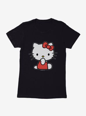 Hello Kitty Sitting Womens T-Shirt
