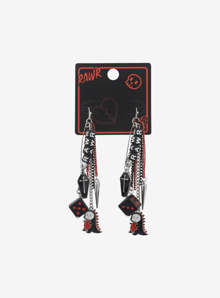 hot topic dinosaur earrings