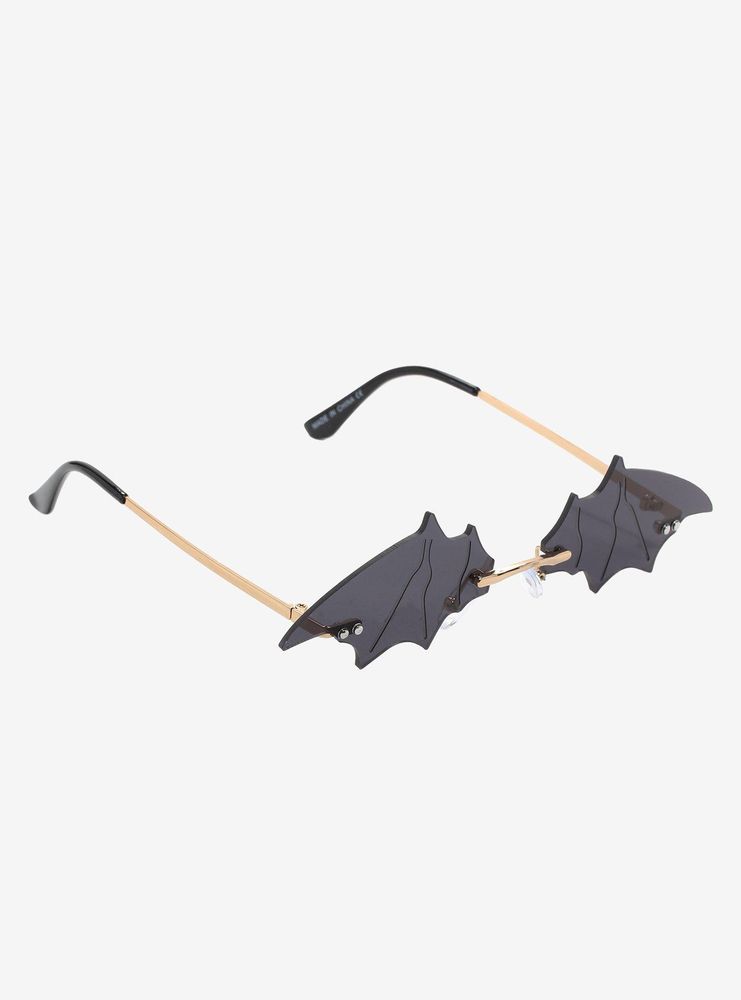 Black Bat Wing Sunglasses