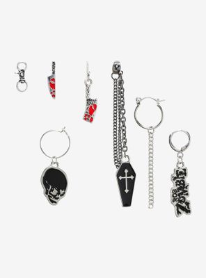 Rob Zombie Weapons Mismatch Earring Set