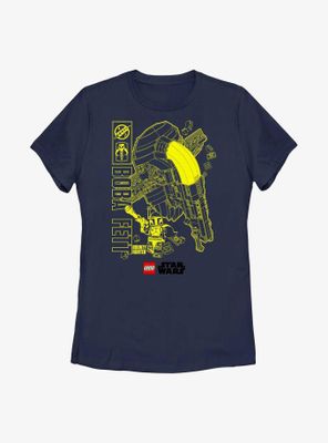 Lego Star Wars Boba Fett Womens T-Shirt