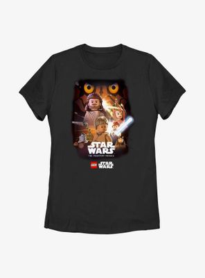 Lego Star Wars Phantom Menance Poster Womens T-Shirt