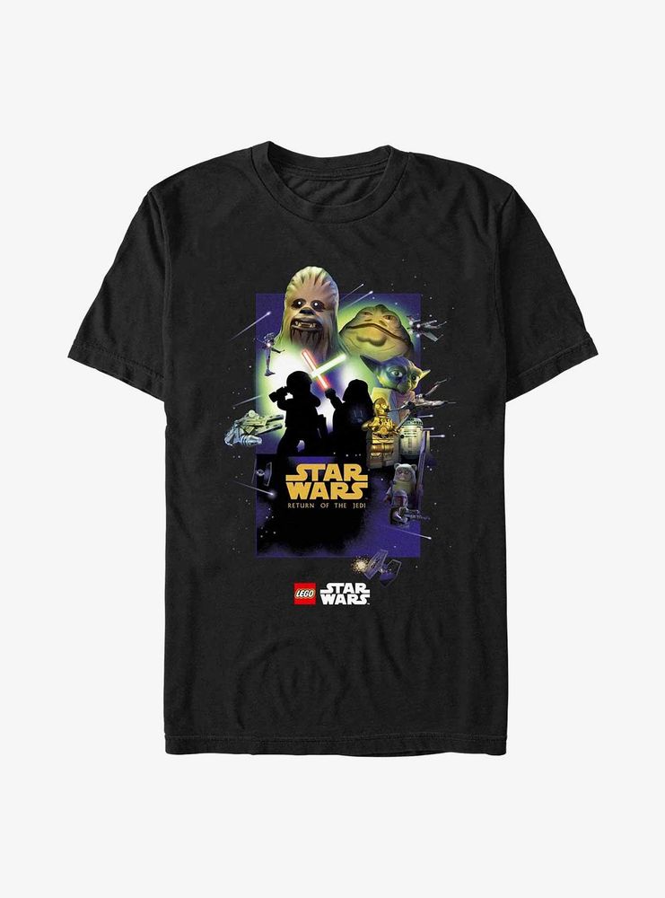 Lego Star Wars Return Of The Jedi Poster T-Shirt