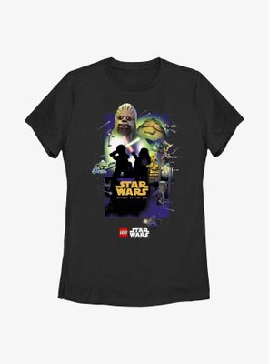Lego Star Wars Return Of The Jedi Poster Womens T-Shirt