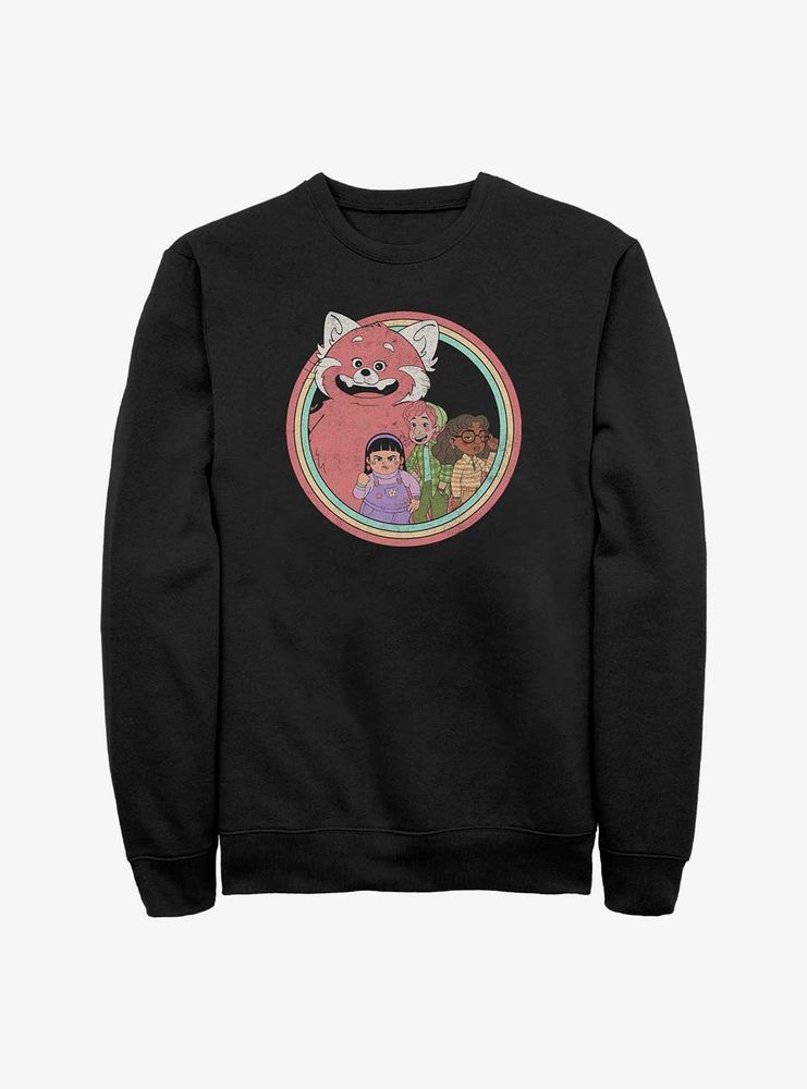 Disney Pixar Turning Red Circle Friend Group Sweatshirt