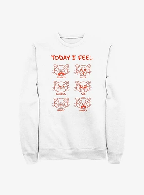 Disney Pixar Turning Red I Feel Sweatshirt