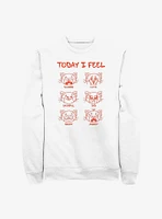 Disney Pixar Turning Red I Feel Sweatshirt