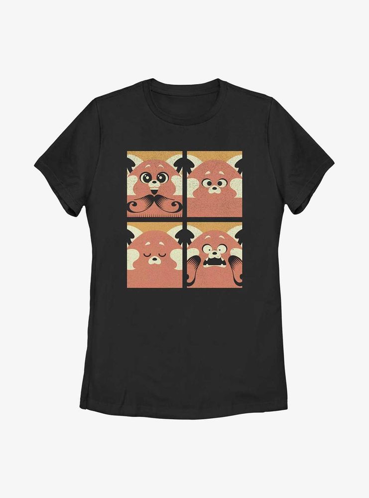 Boxlunch Disney Pixar Turning Red Meilin Panda Grid Womens T-Shirt