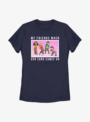 Disney Pixar Turning Red Our Song Womens T-Shirt