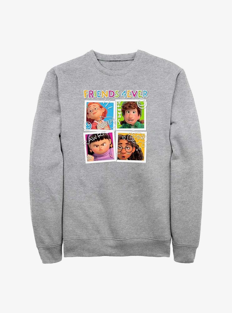 Disney Pixar Turning Red Polaroids Sweatshirt