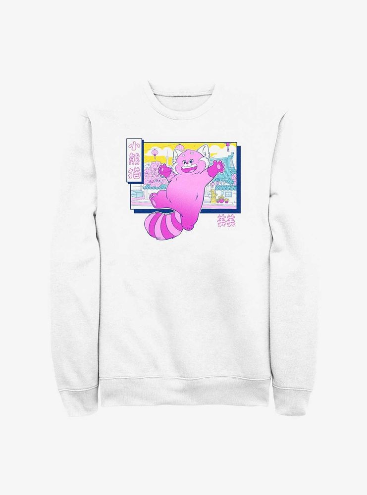 Disney Pixar Turning Red Vaporwave Sweatshirt