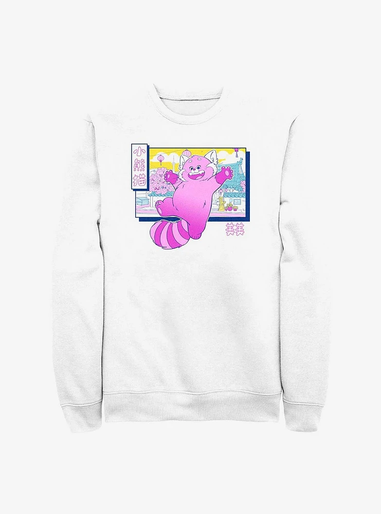 Disney Pixar Turning Red Vaporwave Sweatshirt