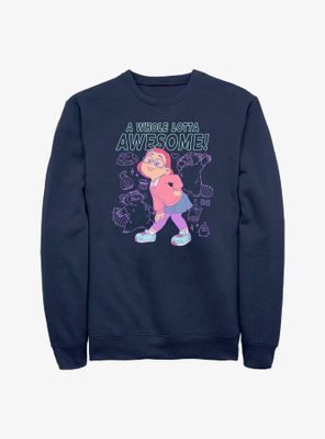 Disney Pixar Turning Red Vaporwave Collage Sweatshirt