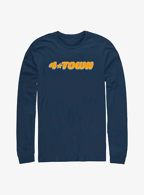 Disney Pixar Turning Red 4*Town Logo Long-Sleeve T-Shirt