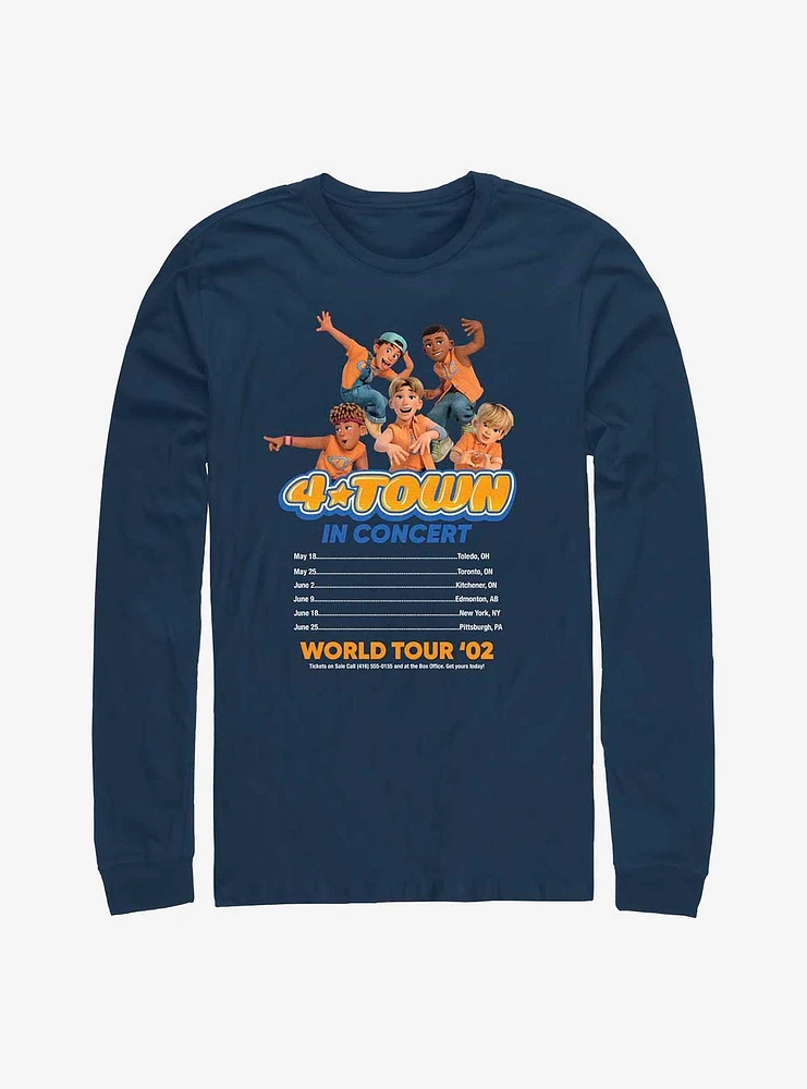 Disney Pixar Turning Red Concert Listing Long-Sleeve T-Shirt