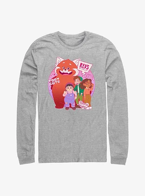 Disney Pixar Turning Red Panda Group Long-Sleeve T-Shirt