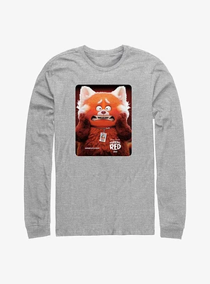 Disney Pixar Turning Red Panda Poster Long-Sleeve T-Shirt