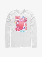 Disney Pixar Turning Red Panda Schematics Long-Sleeve T-Shirt