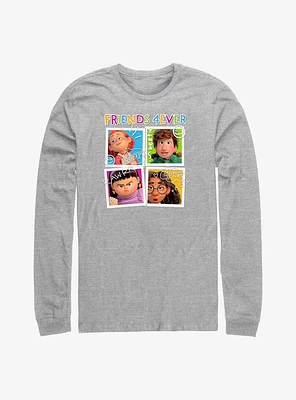 Disney Pixar Turning Red Polaroids Long-Sleeve T-Shirt