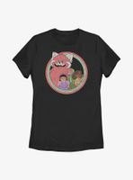 Disney Pixar Turning Red Circle Friend Group Womens T-Shirt