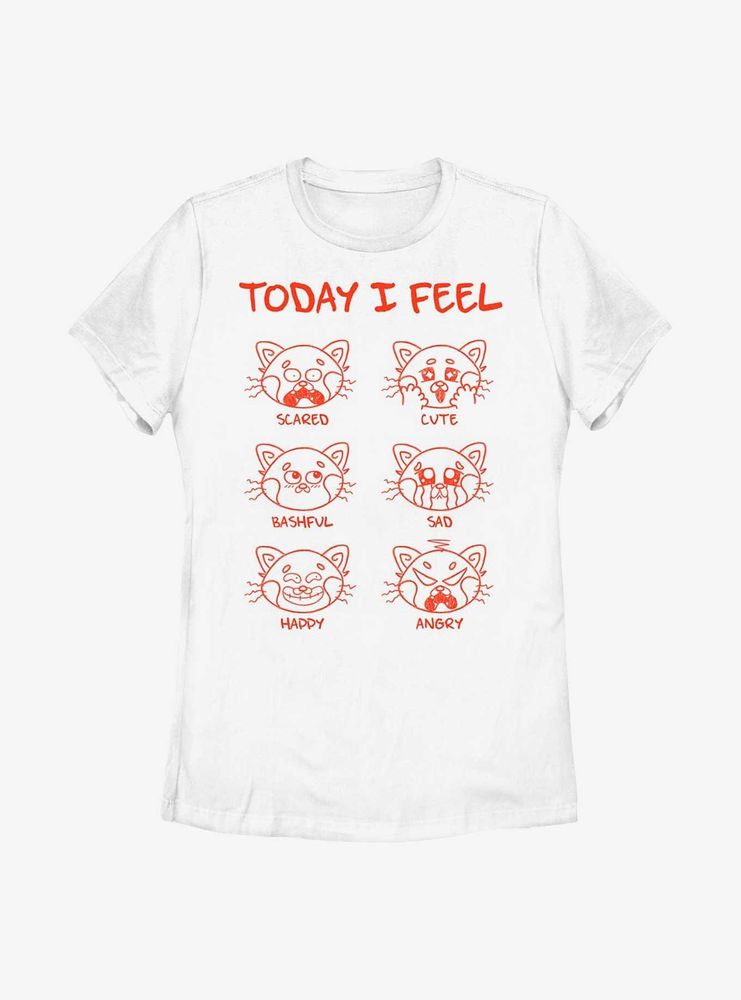 Disney Pixar Turning Red I Feel Womens T-Shirt