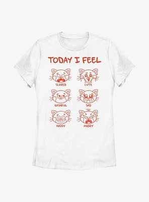 Disney Pixar Turning Red I Feel Womens T-Shirt