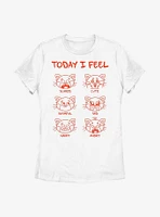 Disney Pixar Turning Red I Feel Womens T-Shirt