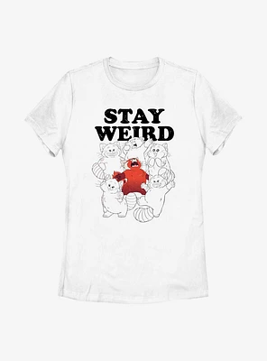 Disney Pixar Turning Red Stay Weird Womens T-Shirt