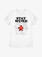 Disney Pixar Turning Red Stay Weird Womens T-Shirt