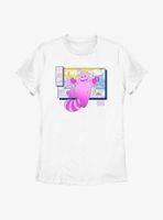 Disney Pixar Turning Red Vaporwave Womens T-Shirt