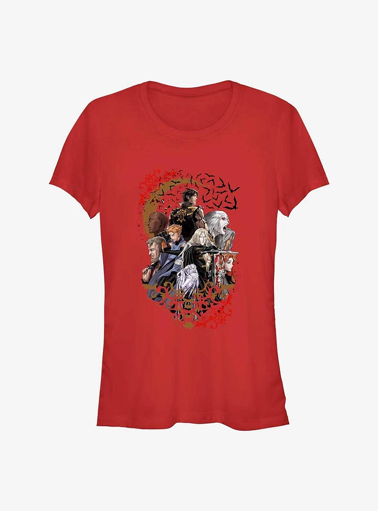 Castlevania Group Girls T-Shirt