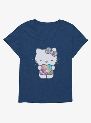 Hello Kitty Starshine Heart Girls T-Shirt Plus