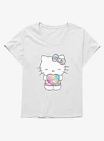 Hello Kitty Starshine Heart Girls T-Shirt Plus