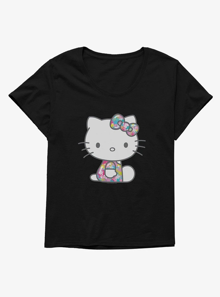 Hello Kitty Starshine Sitting Girls T-Shirt Plus