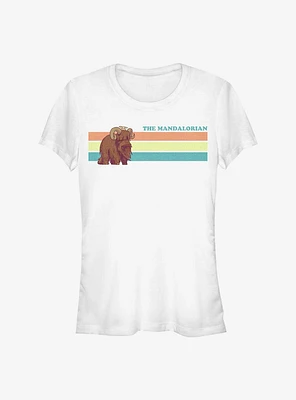 Star Wars The Mandalorian Bantha Ride Girls T-Shirt