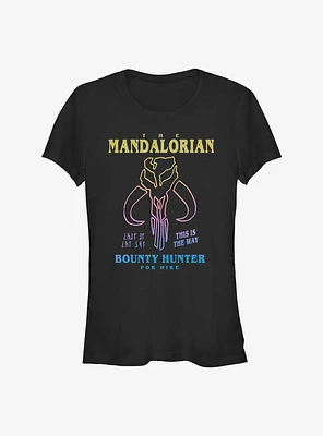 Star Wars The Mandalorian Bounty Hunter Girls T-Shirt