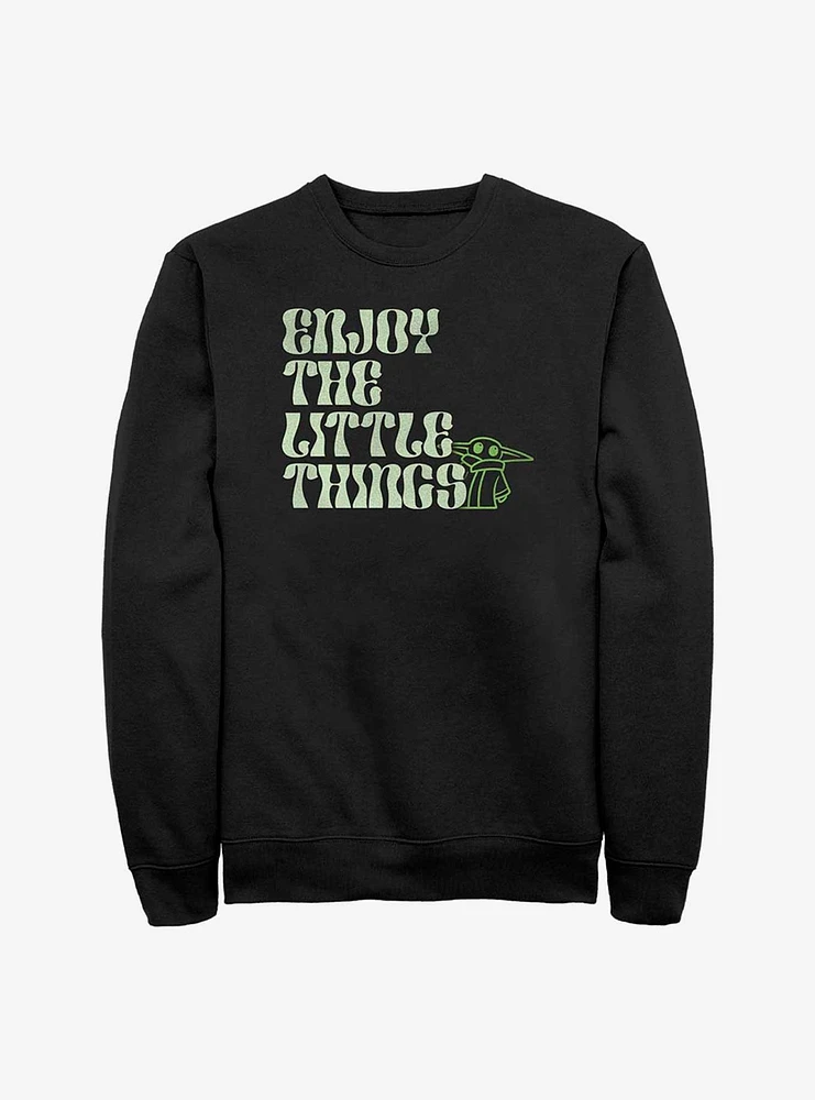 Star Wars The Mandalorian Enjoy Little Things Sweatshirt