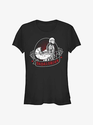 Star Wars The Mandalorian Grogu and Dadalorian Girls T-Shirt