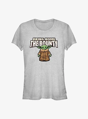 Star Wars The Mandalorian Bring Home Bounty Girls T-Shirt