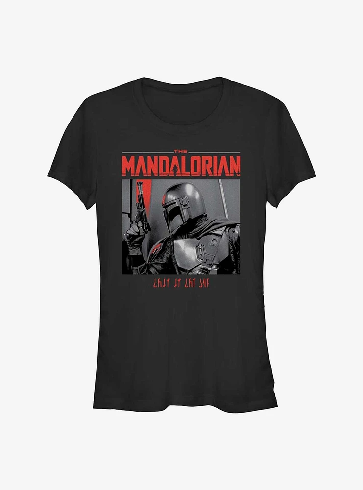 Star Wars The Mandalorian Code Red Girls T-Shirt