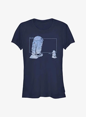 Star Wars The Mandalorian Grogu and R2-D2 Girls T-Shirt