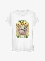 Star Wars The Mandalorian Retro Grogu Girls T-Shirt