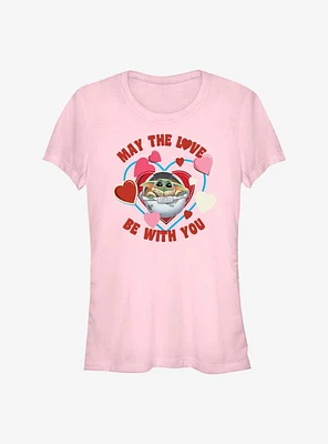 Star Wars The Mandalorian Valentine's Day Little Lover Girls T-Shirt