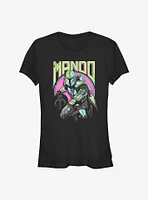 Star Wars The Mandalorian New Wave Girls T-Shirt