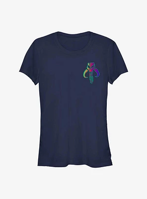Star Wars The Mandalorian Neon Mythosaur Icon Girls T-Shirt