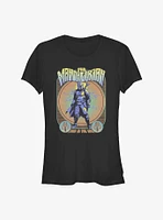 Star Wars The Mandalorian Retro Mando Girls T-Shirt